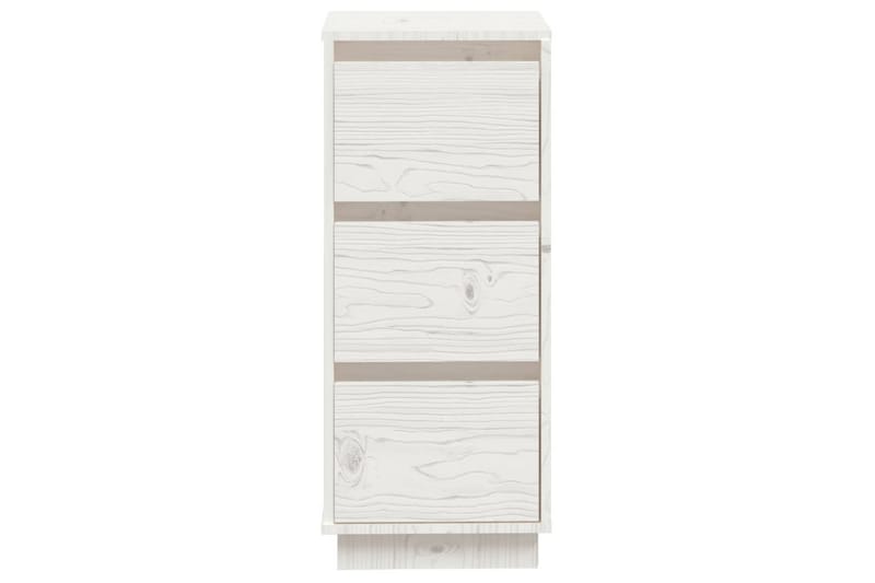 beBasic Byrå vit 32x34x75 cm massiv furu - White - Förvaring - Förvaringsmöbler - Byrå - Hallbyrå