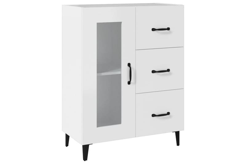 beBasic Byrå vit 69,5x34x90 cm konstruerat trä - White - Förvaring - Förvaringsmöbler - Byrå - Hallbyrå
