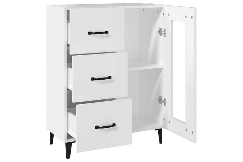 beBasic Byrå vit 69,5x34x90 cm konstruerat trä - White - Förvaring - Förvaringsmöbler - Byrå - Hallbyrå