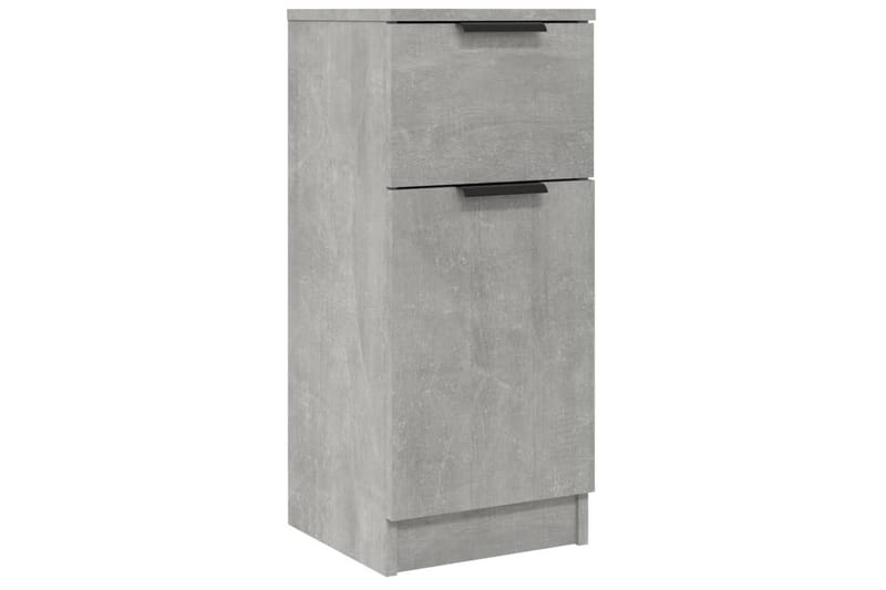 beBasic Byråer 2 st betonggrå 30x30x70 cm konstruerat trä - Grey - Förvaring - Förvaringsmöbler - Byrå - Hallbyrå