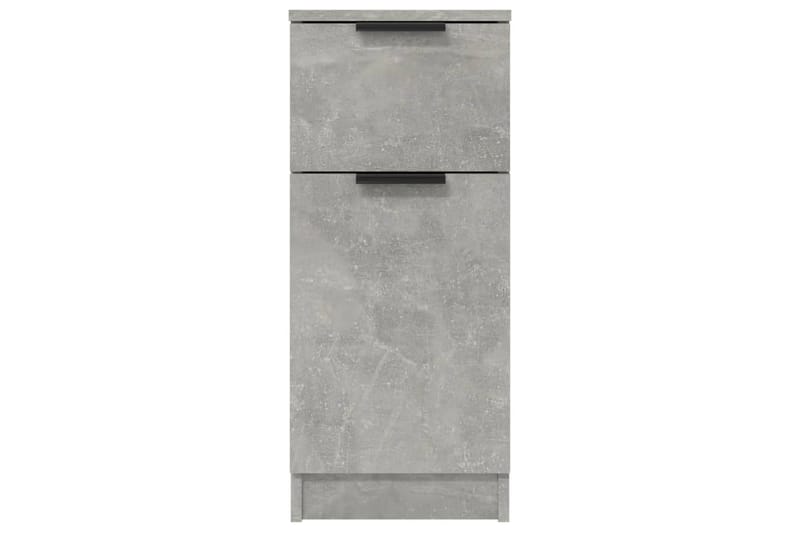 beBasic Byråer 2 st betonggrå 30x30x70 cm konstruerat trä - Grey - Hallförvaring - Hallbyrå - Byrå