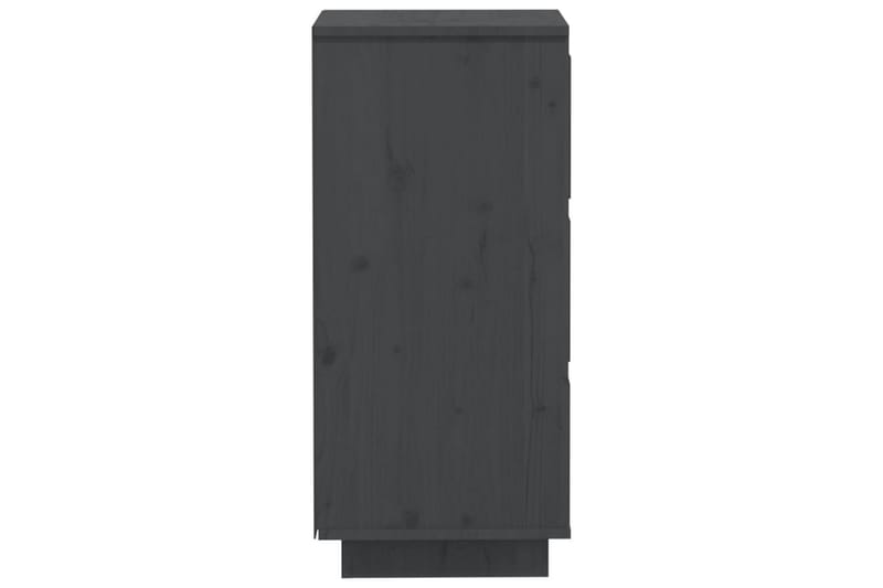 beBasic Byråer 2 st grå 32x34x75 cm massiv furu - Grey - Förvaring - Förvaringsmöbler - Byrå - Hallbyrå