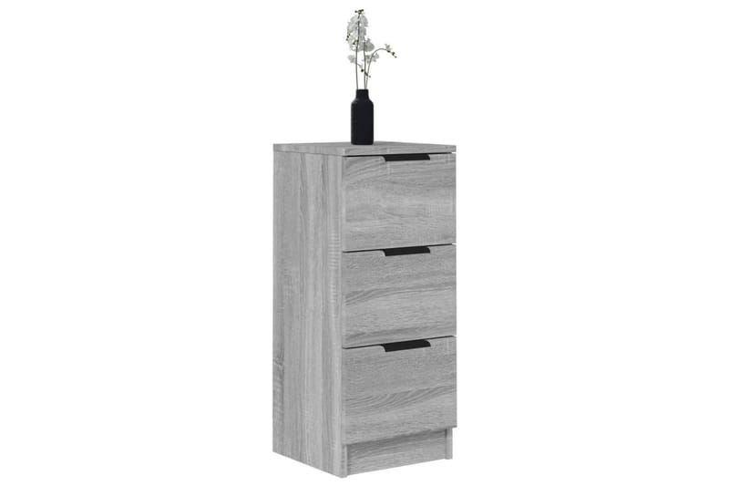beBasic Byråer 2 st grå sonoma 30x30x70 cm konstruerat trä - Grey - Förvaring - Förvaringsmöbler - Byrå - Hallbyrå