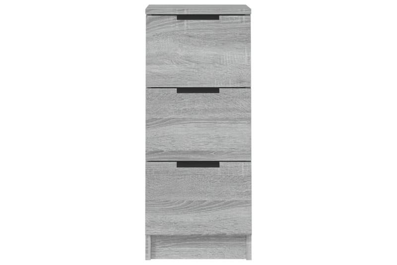 beBasic Byråer 2 st grå sonoma 30x30x70 cm konstruerat trä - Grey - Förvaring - Förvaringsmöbler - Byrå - Hallbyrå