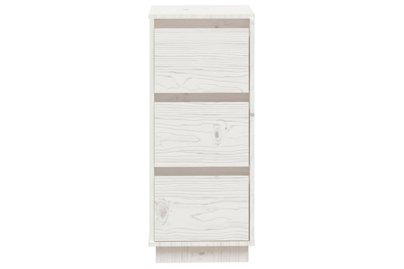 beBasic Byråer 2 st vit 32x34x75 cm massiv furu - White - Förvaring - Förvaringsmöbler - Byrå - Hallbyrå