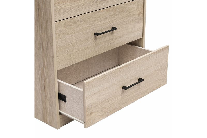 Byrå BrEZ 71x40x102 cm, Blond Ek - 71x40x102 cm, Blond Ek - Förvaring - Förvaringsmöbler - Byrå