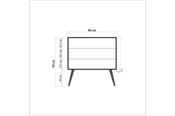 Brokind Byrå 90 cm - Brun - Förvaring - Förvaringsmöbler - Byrå - Hallbyrå