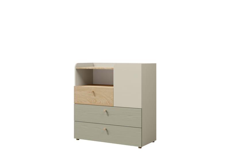 Buhan Byrå 90 cm - Beige/Brun - Förvaring - Förvaringsmöbler - Byrå - Hallbyrå