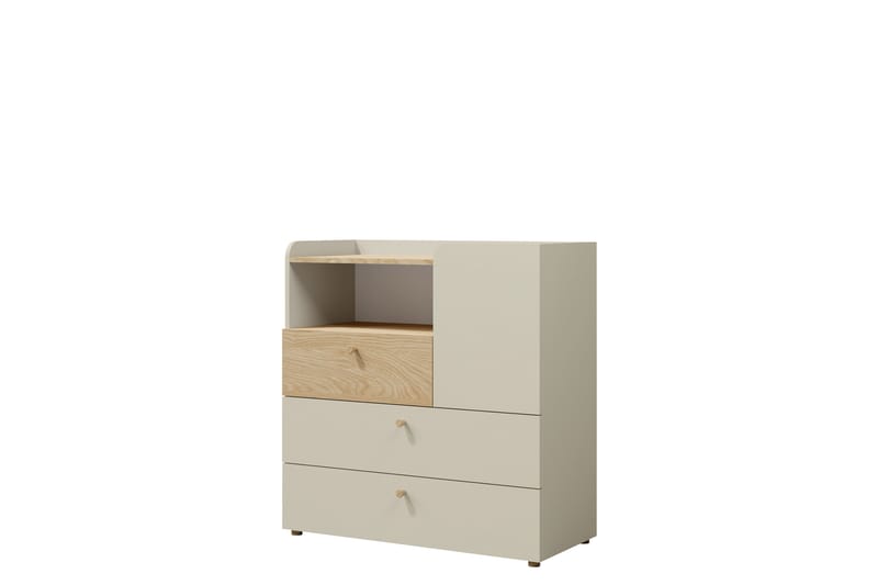 Buhan Byrå 90 cm - Beige/Brun - Förvaring - Förvaringsmöbler - Byrå - Hallbyrå