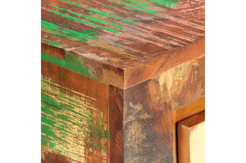 Byrå 118x33x75 cm massivt återvunnet trä - Flerfärgad - Hallförvaring - Hallbyrå - Byrå