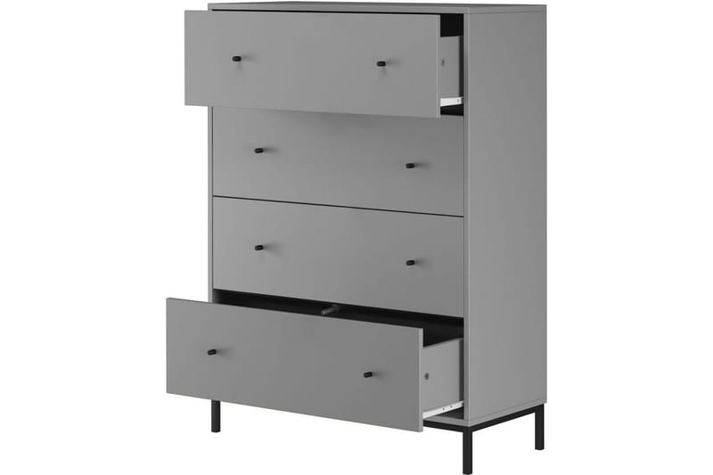 Byrå Celine Grå - Grå - Förvaring - Förvaringsmöbler - Byrå - Hallbyrå