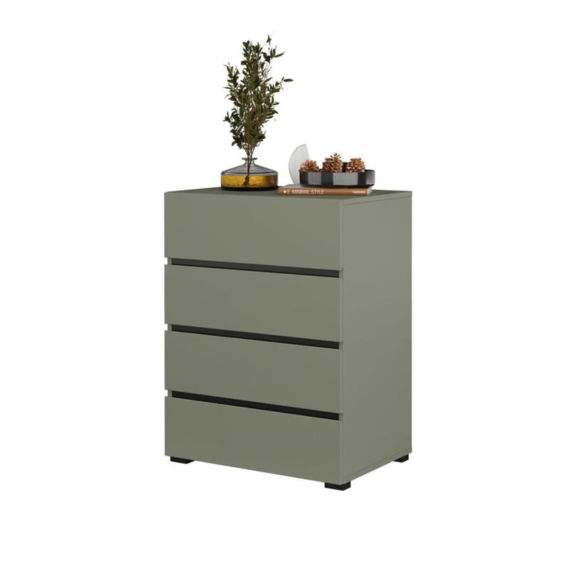 Byrå Cross med 4 lådor - Grön - Förvaring - Förvaringsmöbler - Byrå - Hallbyrå