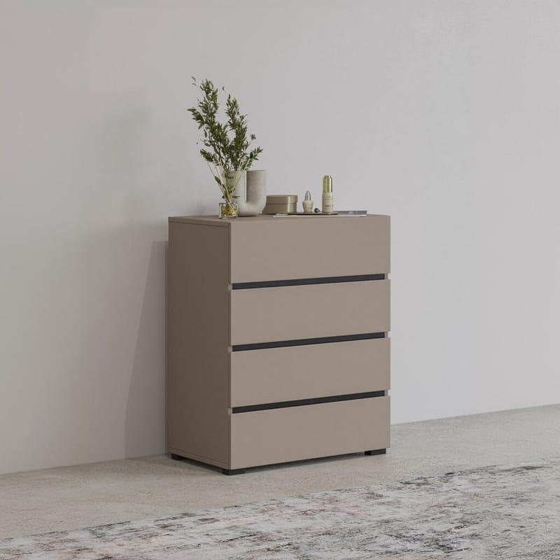 Byrå Cross med 4 lådor - Kongo - Förvaring - Förvaringsmöbler - Byrå - Hallbyrå