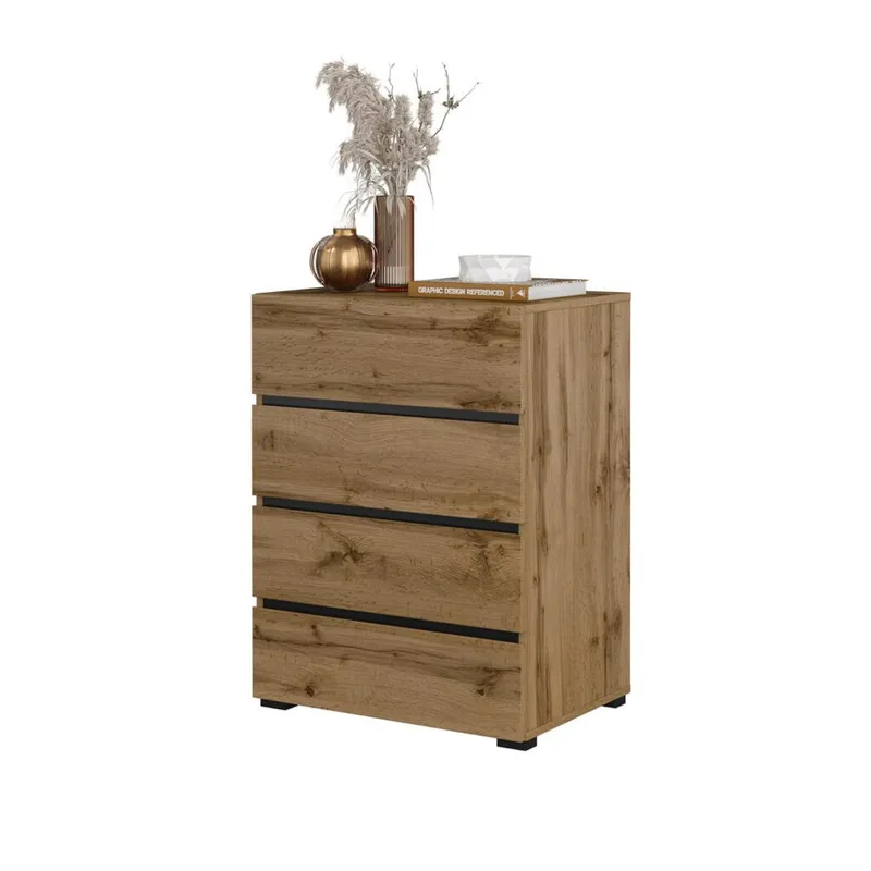 Byrå Cross med 4 lådor - Wotan Ek - Förvaring - Förvaringsmöbler - Byrå - Hallbyrå