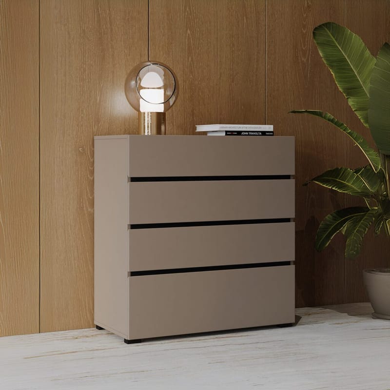 Byrå Cross S med 4 lådor - Kongo - Förvaring - Förvaringsmöbler - Byrå - Hallbyrå