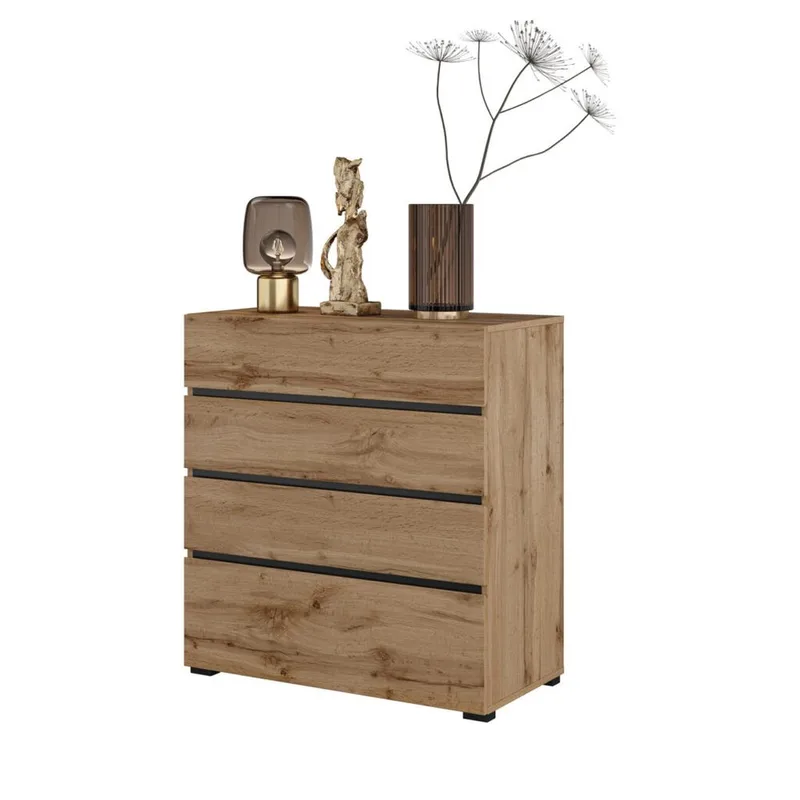 Byrå Cross S med 4 lådor - Wotan Ek - Förvaring - Förvaringsmöbler - Byrå - Hallbyrå