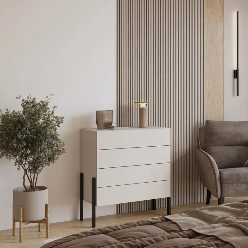 Byrå Jukon S med 4 Lådor - Förvaring - Förvaringsmöbler - Byrå - Hallbyrå