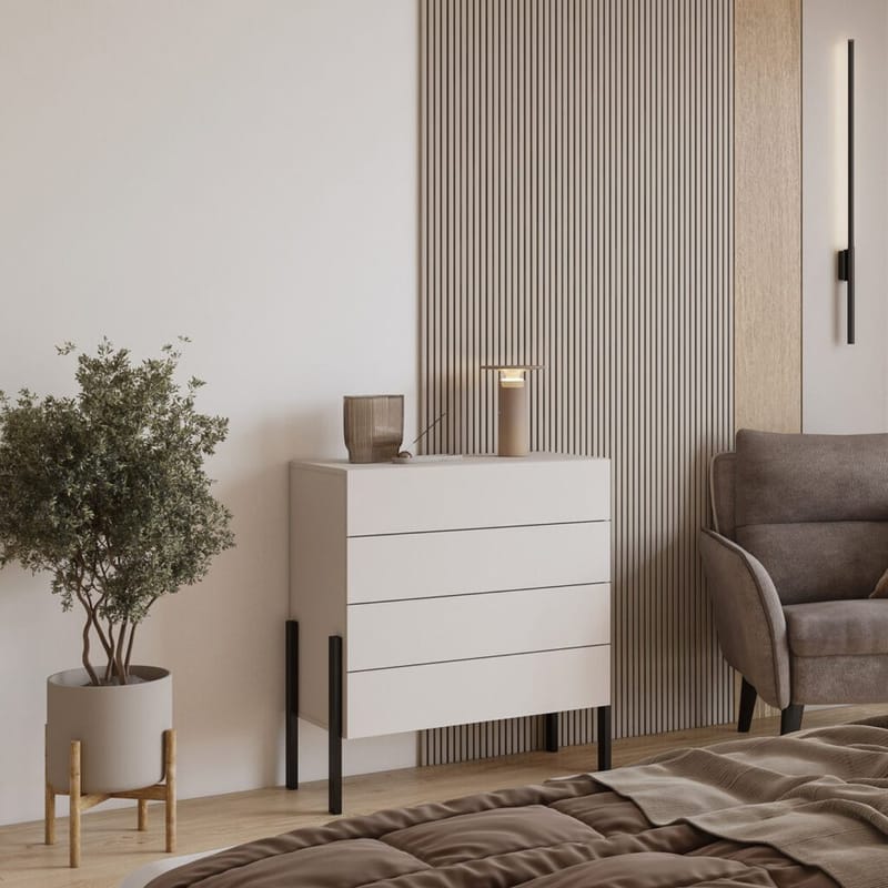 Byrå Jukon S med 4 Lådor - Förvaring - Förvaringsmöbler - Byrå - Hallbyrå