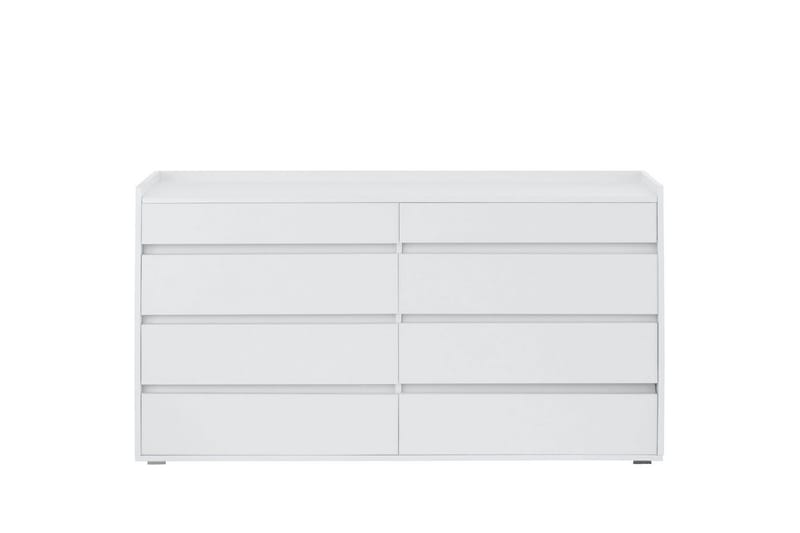 Byrå Kosmo Vit, 8 lådor - Vit, 8 lådor - Förvaring - Förvaringsmöbler - Byrå
