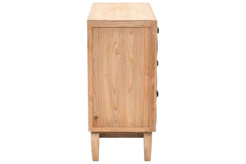 Byrå massivt granträ 80x36x75 cm - Brun - Förvaring - Förvaringsmöbler - Byrå