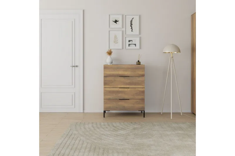 Byrå Matul Valnöt - Valnöt - Förvaring - Förvaringsmöbler - Byrå - Hallbyrå