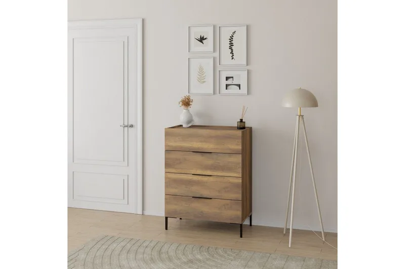 Byrå Matul Valnöt - Valnöt - Förvaring - Förvaringsmöbler - Byrå - Hallbyrå