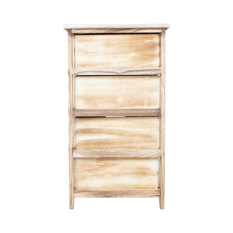 Byrå Mihkli med 4 förvaringsenheter 40x29x73 cm - Natur - Förvaring - Förvaringsmöbler - Byrå - Hallbyrå