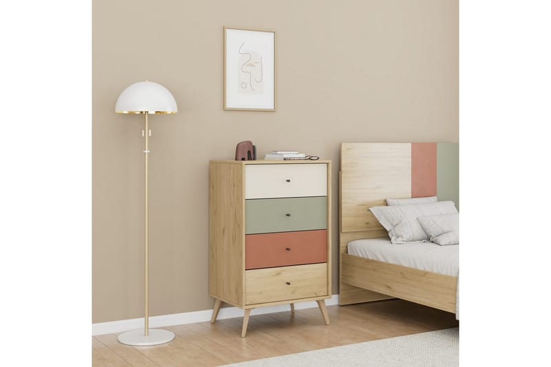 Byrå Stoneveil Multicolor - Multifärgad - Förvaring - Förvaringsmöbler - Byrå - Hallbyrå