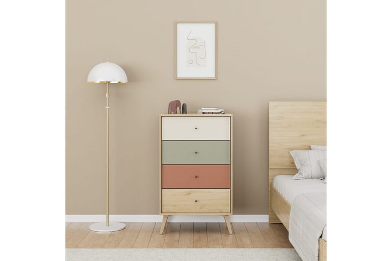 Byrå Stoneveil Multicolor - Multifärgad - Förvaring - Förvaringsmöbler - Byrå - Hallbyrå