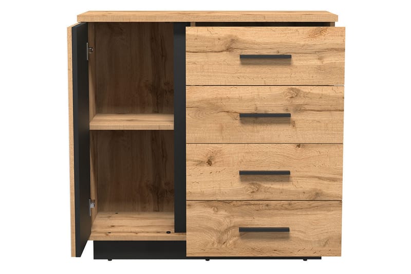 Byrå - Svart|Ek - Förvaring - Förvaringsmöbler - Byrå - Hallbyrå