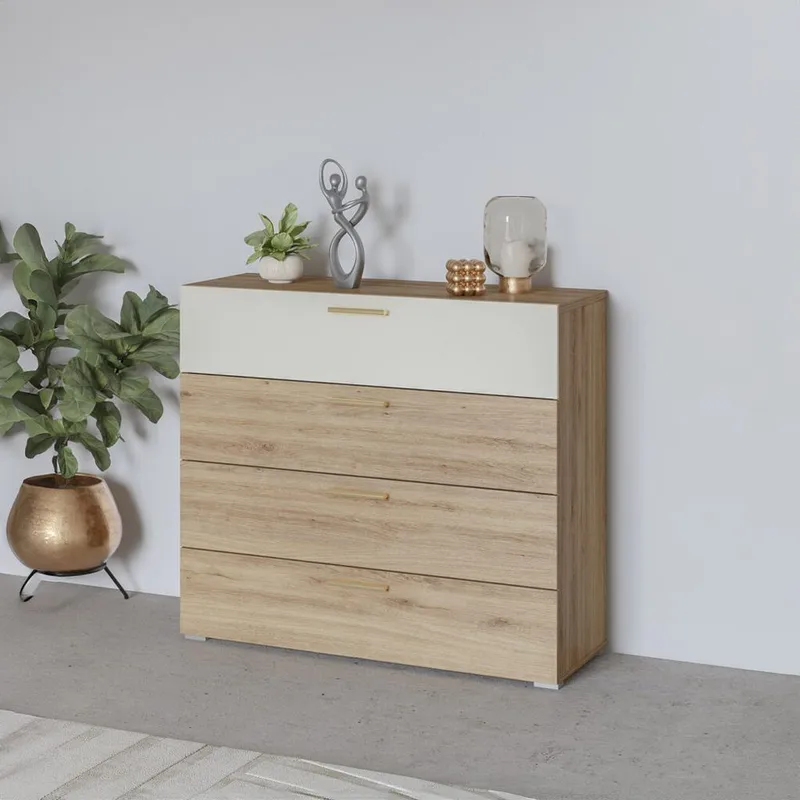 Byrå Vertina med 4 Lådor - Förvaring - Förvaringsmöbler - Byrå - Hallbyrå