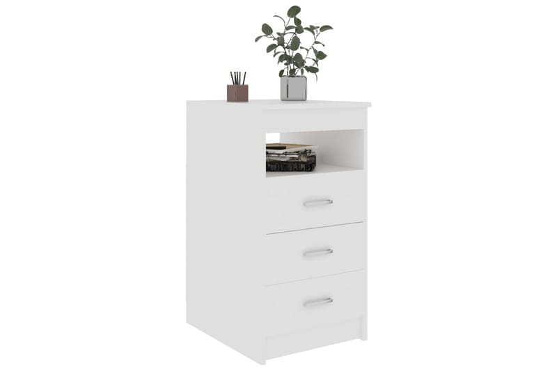 Byrå vit 40x50x76 cm spånskiva - Vit - Förvaring - Förvaringsmöbler - Byrå - Hallbyrå