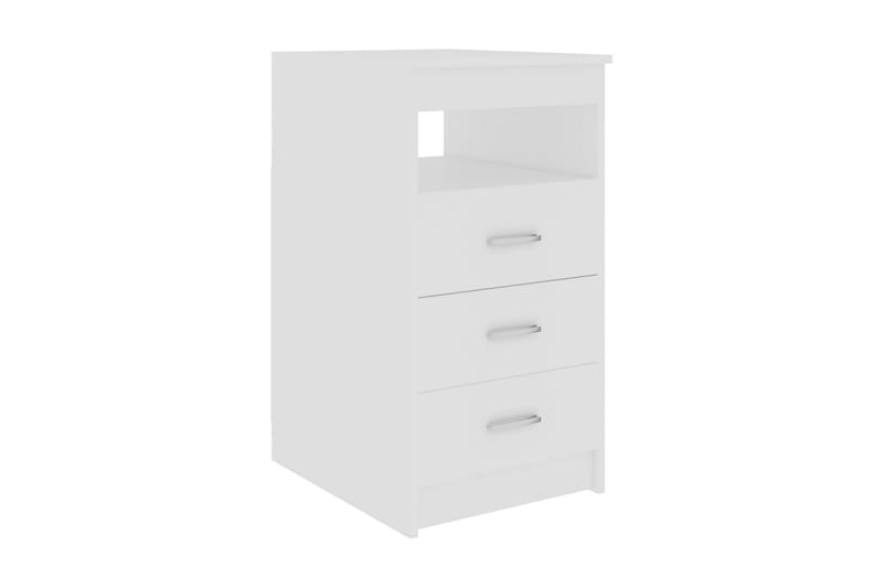Byrå vit 40x50x76 cm spånskiva - Vit - Förvaring - Förvaringsmöbler - Byrå - Hallbyrå