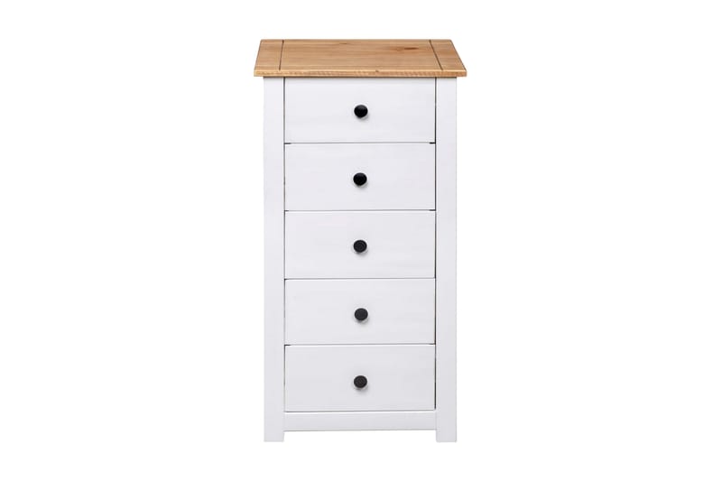 Byrå vit 46x40x89 cm furu panama - Vit - Förvaring - Förvaringsmöbler - Byrå - Hallbyrå