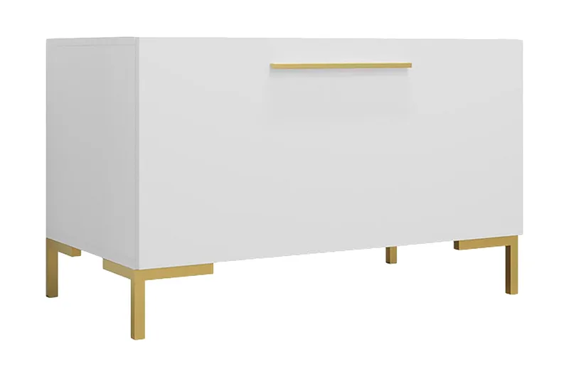 Byrå, Vit|Guld