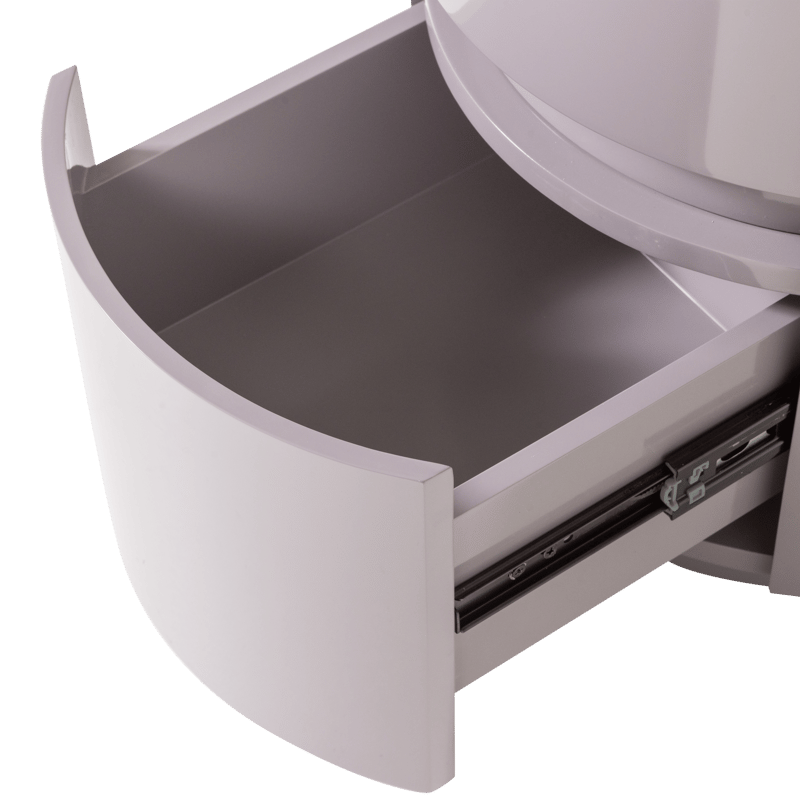 Byrå/Nattduksbord Lunex 40 cm - Ljusgrå - Möbler - Bord & matgrupper - Avlastningsbord - Sängbord & nattduksbord