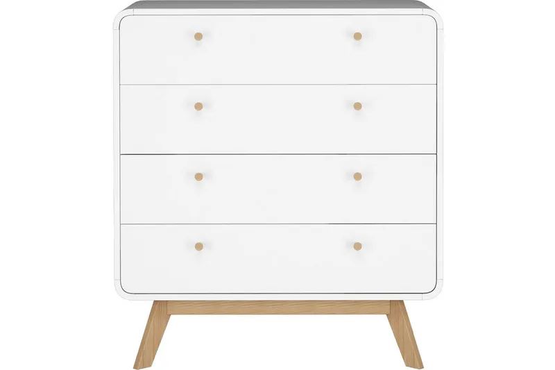 Byrå Cassie Vit/Vit - Vit/Vit - Förvaring - Förvaringsmöbler - Köpmansdisk