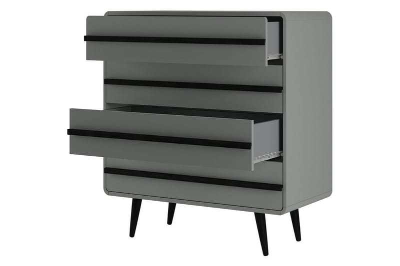 Byrå Chantal Grå - Grå - Förvaring - Förvaringsmöbler - Byrå - Hallbyrå