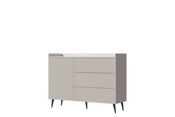 Chiku Byrå 126 cm - Beige - Förvaring - Förvaringsmöbler - Byrå