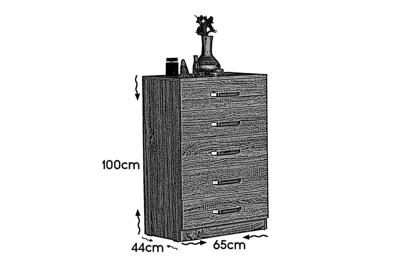 Comfortale Byrå - Trä - Förvaring - Förvaringsmöbler - Byrå - Hallbyrå