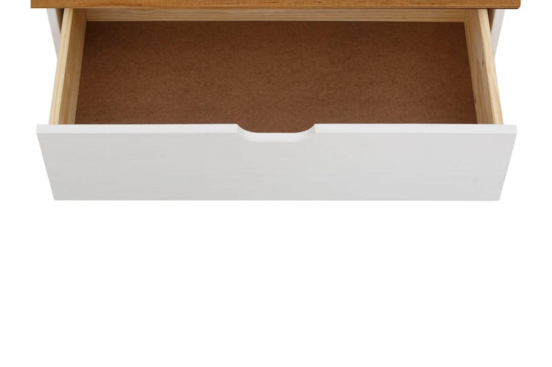 Crotone Byrå 76x39 cm 3 Lådor - Vit - Förvaring - Förvaringsmöbler - Byrå - Hallbyrå