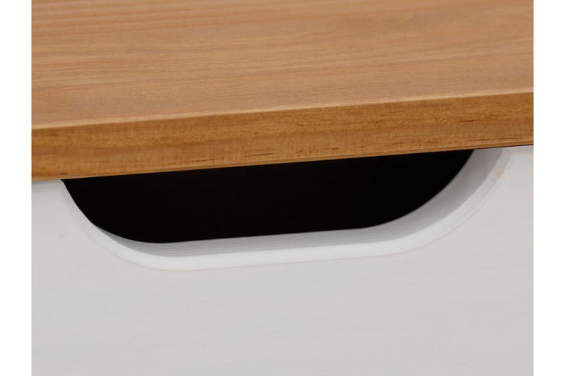 Crotone Byrå 76x39 cm 3 Lådor - Vit - Förvaring - Förvaringsmöbler - Byrå - Hallbyrå