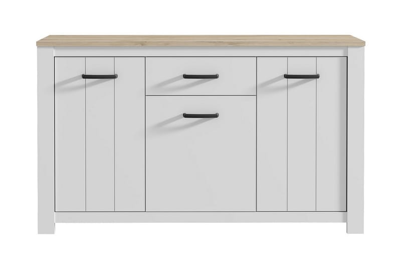 Crumpton Byrå 161 cm - Vit/Brun - Förvaring - Förvaringsmöbler - Byrå