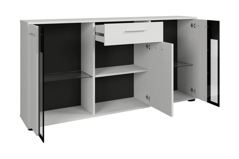 Deardorf Komoda 140 cm - Trä/natur/Vit - Förvaring - Förvaringsmöbler - Byrå - Hallbyrå