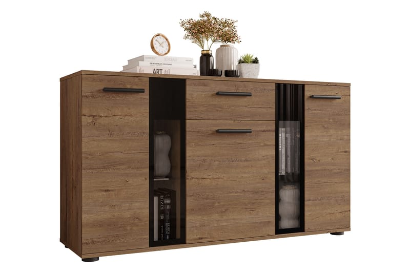 Deardorf Komoda 140 cm - Trä/natur/Vit - Förvaring - Förvaringsmöbler - Byrå - Hallbyrå