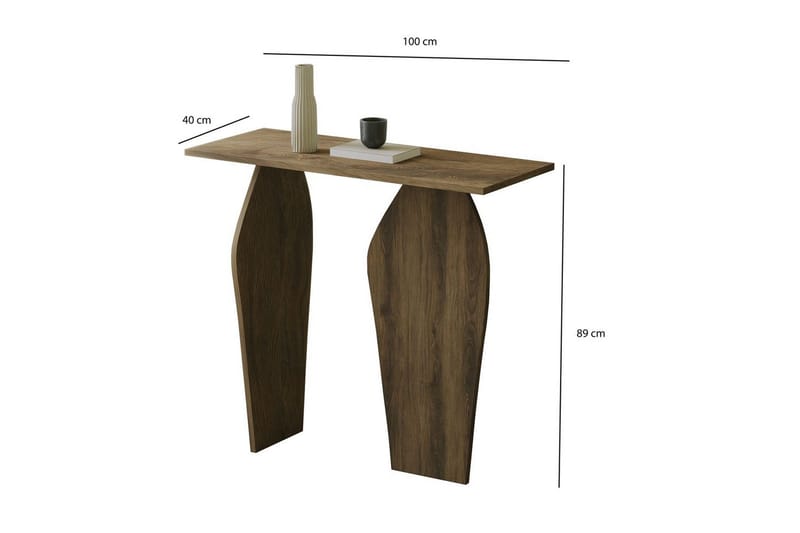 Decorotika Byrå 100 cm - Valnöt - Förvaring - Förvaringsmöbler - Byrå - Hallbyrå