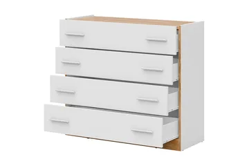 Dentro Byrå 100x40x90 cm - Beige/Vit - Förvaring - Förvaringsmöbler - Byrå - Hallbyrå