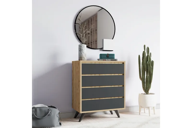 Desgrar Byrå 70x86 cm - Brun - Förvaring - Förvaringsmöbler - Byrå - Hallbyrå