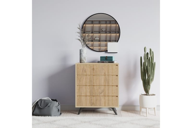 Desgrar Byrå 70x86 cm - Brun - Förvaring - Förvaringsmöbler - Byrå - Hallbyrå