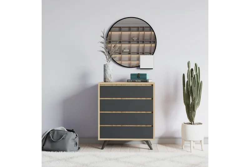 Desgrar Byrå 70x86 cm - Brun - Förvaring - Förvaringsmöbler - Byrå - Hallbyrå